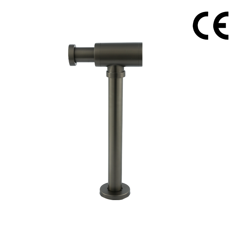Brass G 1 1/4'' Size European Styple Brush Grey Bathroom Wash Basin Bottle Trap ES1002-GR