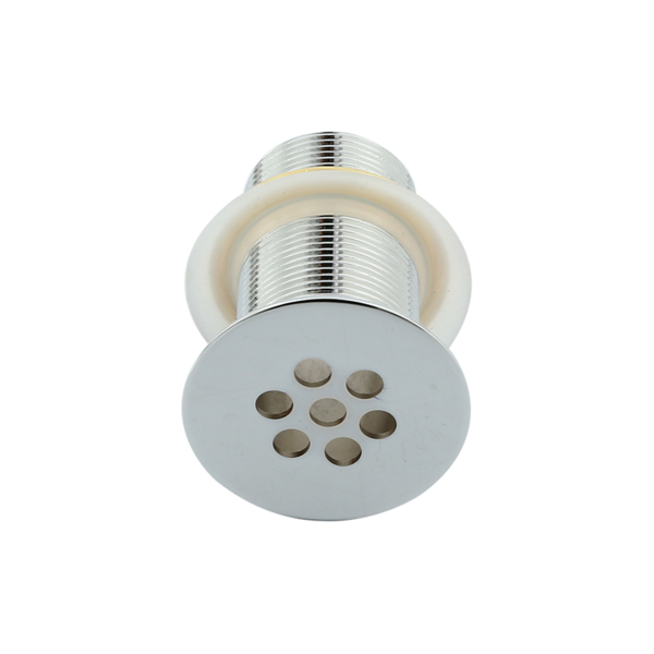 G1-1/4” 7 Holes Brass Free Flow Public Wash Basin Sink Waste Bathroom Strainer Stopper Without Overflow EB5003
