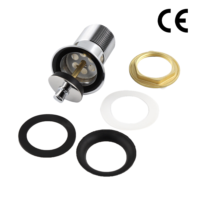 Southeast asia hot sale brass basin waste with plug captive waste