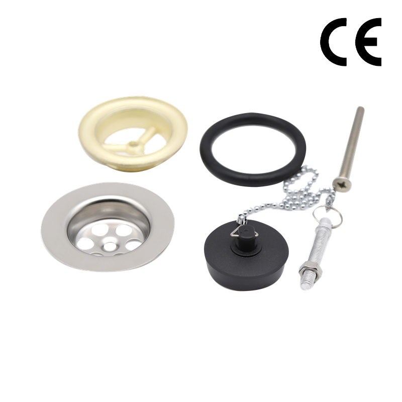 G1-1/4” Zinc sink waste with plug captive waste